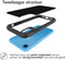 iMoshion Hoesje Geschikt voor iPhone Xr Hoesje Shockproof - iMoshion Rugged Hybrid Carbon Case - zwart