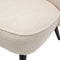 WOOOD Sara Fauteuil - Boucle - Creme - 71x59x70