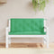vidaXL - Tuinbankkussens - 2 - st - 120x50x7 - cm - oxford - stof - groen