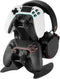 Deltaco GAM-143 - Dual Game Controller Stand - Geschikt voor 2 controllers en headset - Zwart