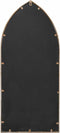 vidaXL - Tuinspiegel - 100x45 - cm - ijzer - zandkleurig
