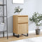 vidaXL - Dressoir - 40x35x70 - cm - bewerkt - hout - sonoma - eikenkleurig
