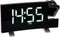 TFA-Dostmann 60.5015.02 - Wekkerradio - FM-radio met projectie en USB-oplader - Zwart