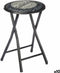 Opvouwbare stoel Quality Zwart Grijs PVC Metaal 30 x 30 x 45 cm (10 Stuks)
