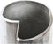 Vaas DKD Home Decor 15 x 13 x 31 cm Gezicht Zilverkleurig Aluminium Modern