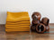 100% Linnen Servetten Mosterd Geel (set van 6) 50 x 50 cm