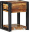 vidaXL - Nachtkastje - 40x35x50 - cm - Massief - Hout - Gerecycled