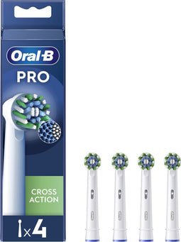 Oral-B Cross Action Pro - Opzetborstels - CleanMaximiser Technologie - (4 stuks)