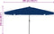 vidaXL - Tuinparasol - met - LED-verlichting - Ø395x245 - cm - Azuurblauw