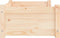 vidaXL - Hondenmand - 65,5x50,5x28 - cm - massief - grenenhout