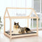 vidaXL - Hondenmand - 101x70x90 - cm - massief - grenenhout