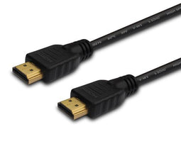 SAVIO CL-196 - HDMI-kabel - 3 m high speed versie 2.0 ethernet/3D - zwart