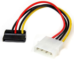 Startech SATAPOWADPL - Voedingskabel - SATA Molex 4-pin - Multicolour Groen