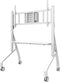 Neomounts FL50-575WH1 - Vloerstandaard - Mobiele trolley voor schermen tot 110
