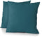 HOME LINGE PASSION - HP72088 - Set van 2 kussenslopen 63 x 63 cm - Eendenblauw (2 stuks)