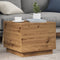 vidaXL - Salontafel - met - LED-verlichting - 50x50x40cm - artisanaal - eikenkleur