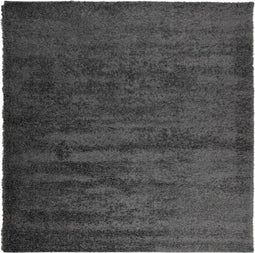 vidaXL - Vloerkleed - PAMPLONA - shaggy - hoogpolig - 160x160 - cm - antraciet