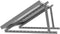 enjoy solar Aluminium Adjustable Mast Bracket with Tilt Angle 30° -60° for Single Panel Solar Panel