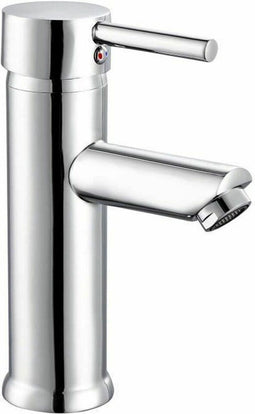 ROUSSEAU Dover - Wastafelmengkraan - Keramisch patroon Ø 40 mm - Waterbesparend - Chroom