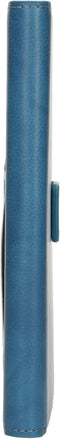 Mobiparts iPhone 14 Pro Max - Classic Wallet Case - Ruimte voor pasjes - Steel Blue