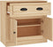 vidaXL - Dressoir - 70x35,5x67,5 - cm - bewerkt - hout - sonoma - eikenkleurig