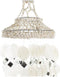 Ophangdecoratie DKD Home Decor Spiegel Schelpen (20 x 20 x 70 cm)