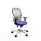 Piqueras y Crespo 1D086N0 - Bureaustoel - Verstelbare hoogte met armleuning - Licht Blauw