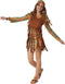 dressforfun - Rebelse Hippie Squaw L - verkleedkostuum - kleurrijk ontwerp