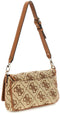 Guess Circe - Schoudertas Dames - Logoprint - Bruin (1 stuk)