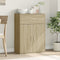vidaXL - Dressoir - 60x30x84 - cm - bewerkt - hout - sonoma - eikenkleurig