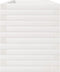 vidaXL - Plantenbak - 110x40x49,5 - cm - massief - grenenhout - wit