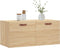 vidaXL - Wandkast - 80x36,5x35 - cm - bewerkt - hout - sonoma - eikenkleurig