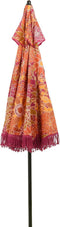 Mica Decorations Bloem Parasol - Stokparasol - H238 x Ø220 cm - Roze