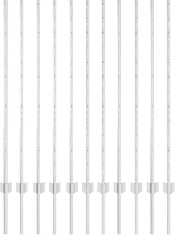 vidaXL - Hekpalen - 22 - stuks - U-profiel - 120 - cm - Gegalvaniseerd - Staal