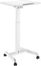 VDD Gaming - Zit Sta Bureau - Pneumatisch Verstelbaar - Wit - Max. hoogte 113 cm - Bureaublad 60 x 53 cm