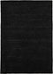MOMO Rugs Panorama Uni Black Vloerkleed - 90x160 - Rechthoek - Laagpolig Tapijt - Industrieel - Zwart
