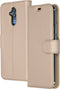 Accezz Hoesje Geschikt voor Huawei Mate 20 Lite Hoesje Met Pasjeshouder - Accezz Wallet Softcase Bookcase - goud