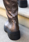 Mexx High Boot Phaedre Keto - Klassieke laarzen - Maat 40 - Bronze