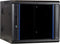DSIT 9U wandkast (kantelbaar) met glazen deur 600x600x500mm (BxDxH) - serverbehuizing - serverrack - serverkast - 19 inch