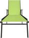 vidaXL - Ligbed - staal - en - textileen - stof - groen