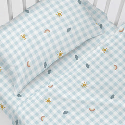 Happy Friday Sheet set 2 pieces Weather 120x180 cm (Cot bed) Multicolor