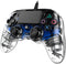 Nacon Officieel gelicenseerde Illuminated Wired Compact Controller - PS4 - Bedraad - Blauw