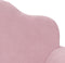 vidaXL Kinderslaapbank 2-zits zacht pluche roze