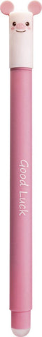 Eberhard Faber gelpen - Animal Erase-It - Varken - schrijfkleur blauw - uitwisbare pen - EF-582106