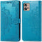 iMoshion Hoesje Geschikt voor Motorola Moto G32 Hoesje Met Pasjeshouder - iMoshion Mandala Bookcase - Turquoise