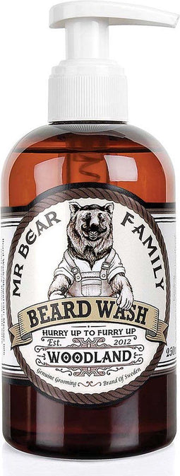 Mr. Bear Family Beard Wash Woodland 250 ml. | Beard Shampoo