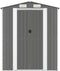 vidaXL - Tuinschuur - 192x274x223 - cm - gegalvaniseerd - staal - lichtgrijs