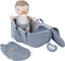 Little Dutch Babypop Jim - Pluche-pop - 30 cm - Inclusief wiegje en toebehoren