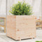 vidaXL - Plantenbak - 70x70x72 - cm - massief - grenenhout