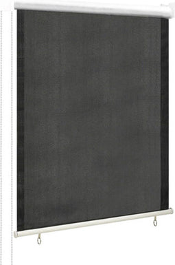 vidaXL - Rolgordijn - voor - buiten - 60x140 - cm - antracietkleurig